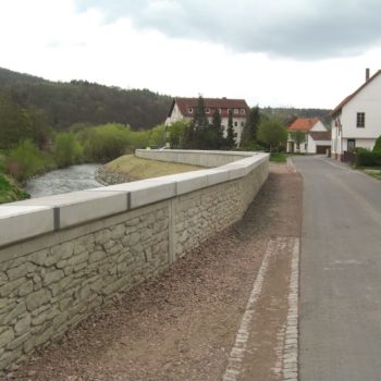 HWS-Wand nach Fertigstellung